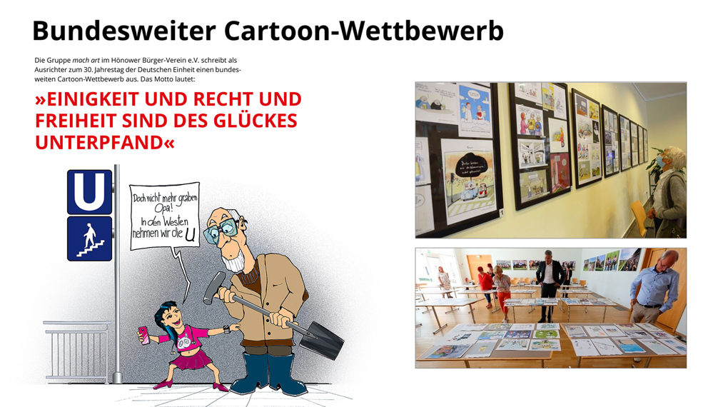 Bundesweiter Cartoon-Wettbewerb